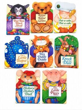 Moira Kemp Nursery Rhyme Soft Shaped Books Set of 8